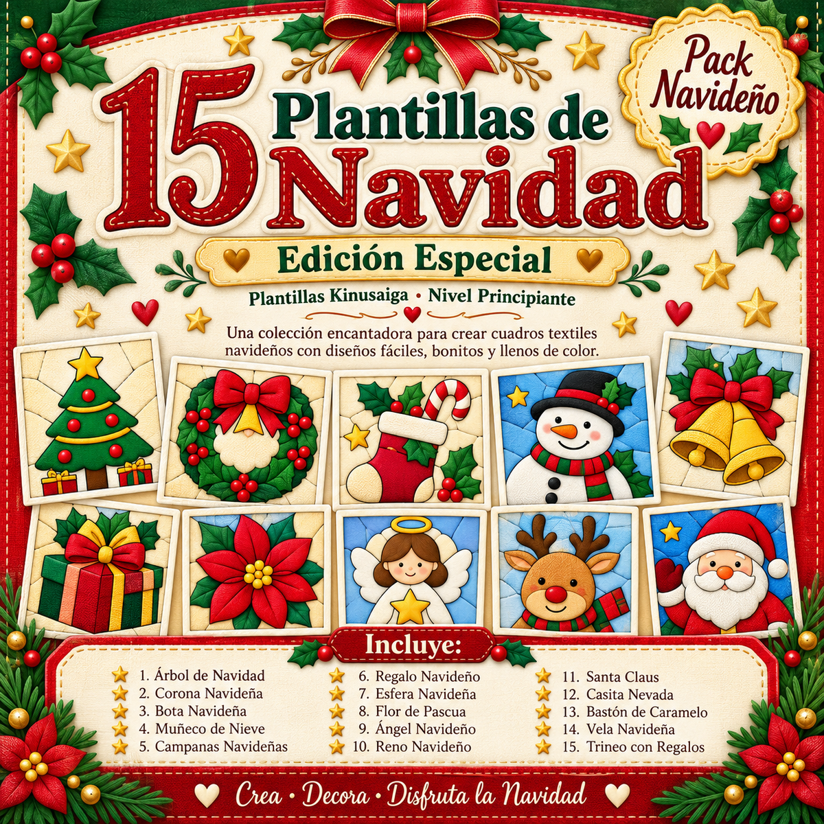 Plantillas Kinusiaga Navidad
